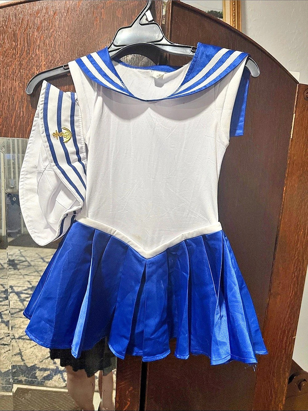 Blue & White Sailor Costume w/ Hat